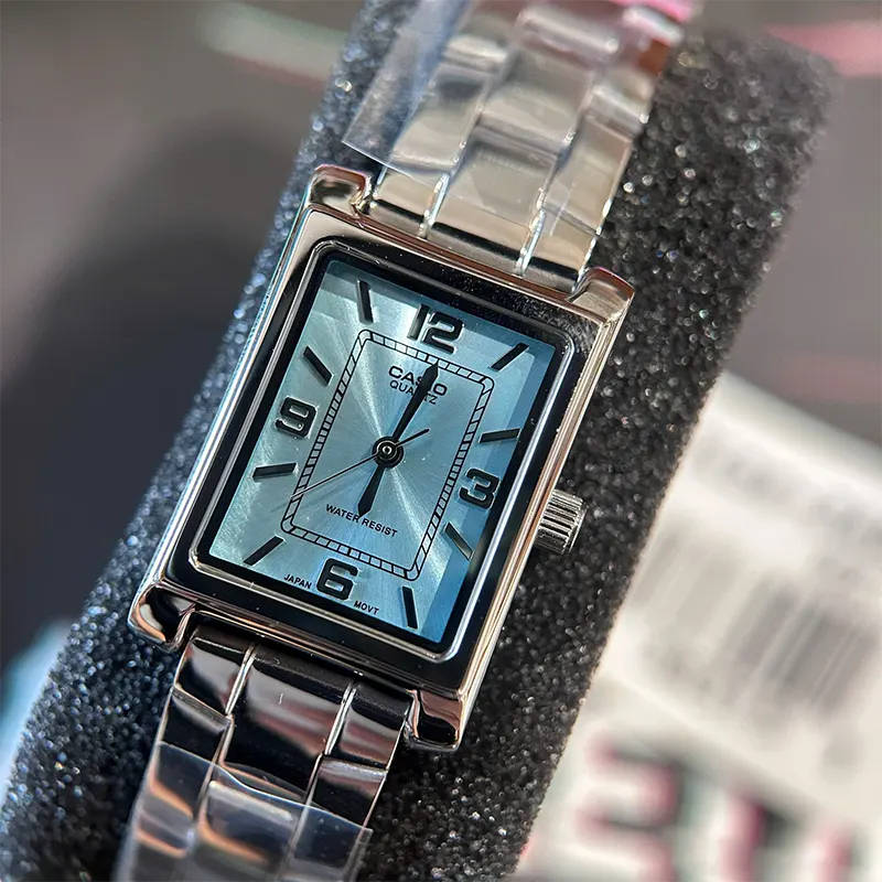 Casio Enticer Japan Quartz Ice Blue Dial Ladies Watch- LTP-1234DD-2AV